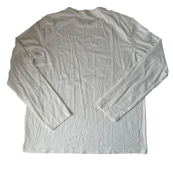 Apt. 9 Premier Flex White Long Sleeve Crewneck Tee Shirt Size Large - Picture 2 of 9